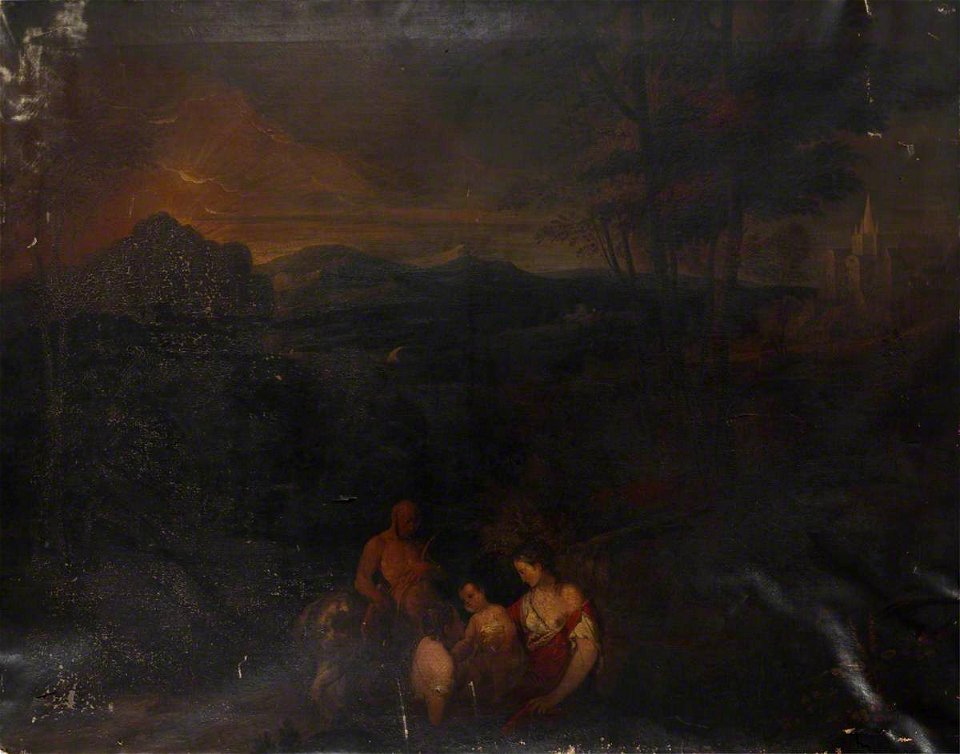 Italian School - Achilles Confided to Chiron by His Mother - 1129298 - National Trust