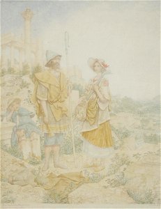 Italian Rustic Musicians by Richard Dadd, watercolor, Museum of the Shenandoah Valley