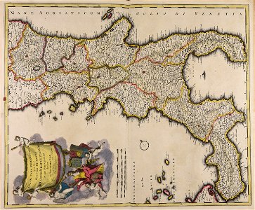 Italiae pars meridionalis quae nunc sceptri Hispanici regnum Neapolitanum in XII... - CBT 5882229