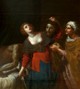 Italian School, 17th century - Judith with the Head of Holofernes - RCIN 402932 - Royal Collection. Free illustration for personal and commercial use.