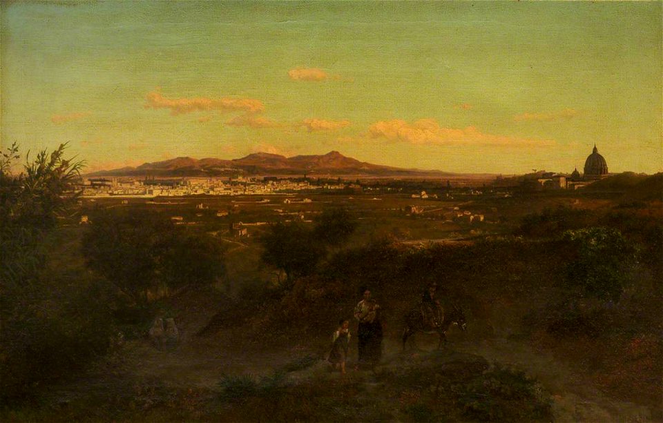 Italian School - A View of Rome - 1298239 - National Trust