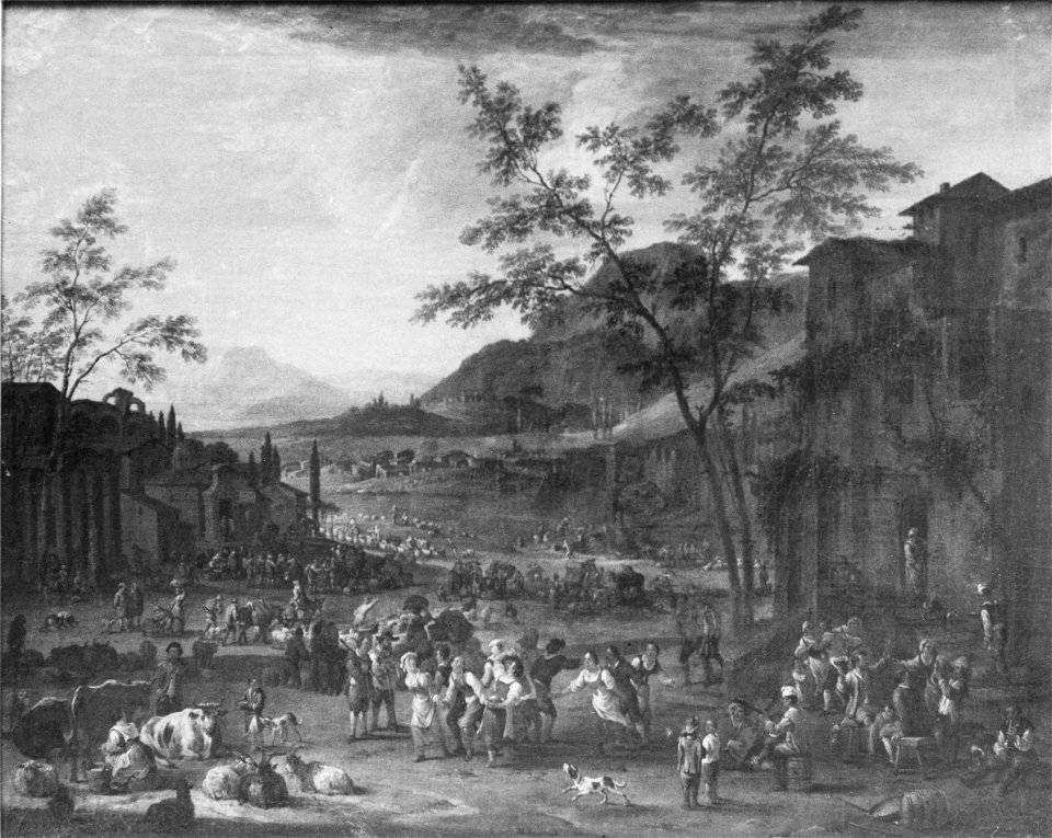 Italian Market (Peeter van Bredael) - Nationalmuseum - 17362