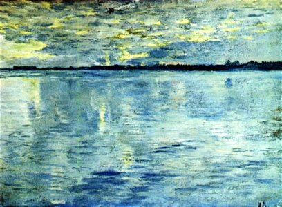 Issac Levitan - Lake evening