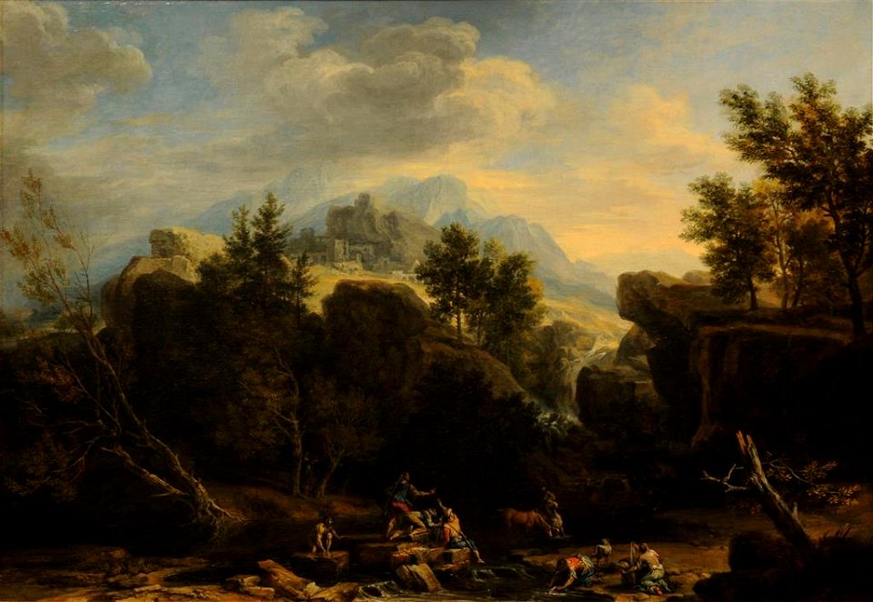 Italianate Landscape with Figures by Jan Both Israel Museum 245835