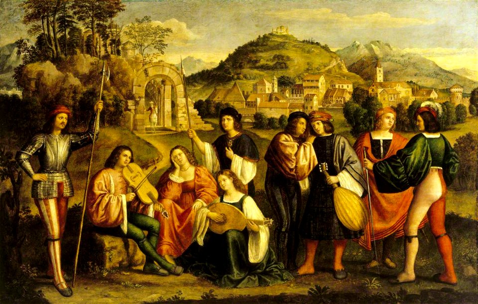 Italian (Venetian) School - An Alfresco Concert at Asolo - 609022 - National Trust