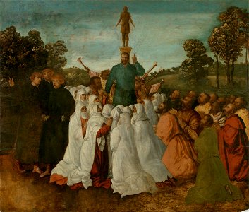 Italian, Venice - The Adoration of the Statue of Nebuchadnezzar - P16w10 - Isabella Stewart Gardner Museum