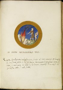 Italian - Leaf from Emblem Book - Walters W47632R - Open Obverse