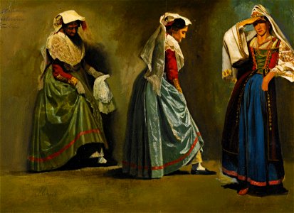 Italian Costume Studies Albert Bierstadt