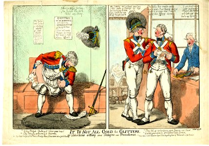 It is not all gold that glitters, or volunteers settling about pedigree and precedence. (BM 1868,0808.6768)