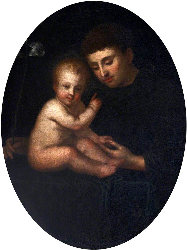Italian School - Saint Anthony of Padua with the Baby Jesus - 872105 - National Trust
