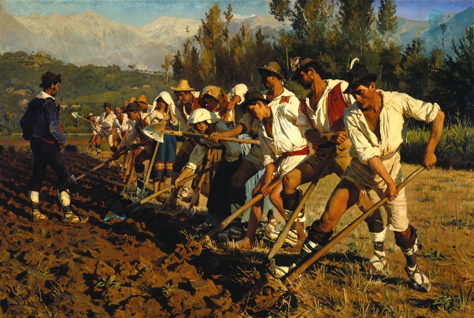 Italienske markarbejdere. Abruzzerne