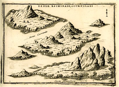 Isole Echinadi, o Curzolari - Coronelli Vincenzo - 1688