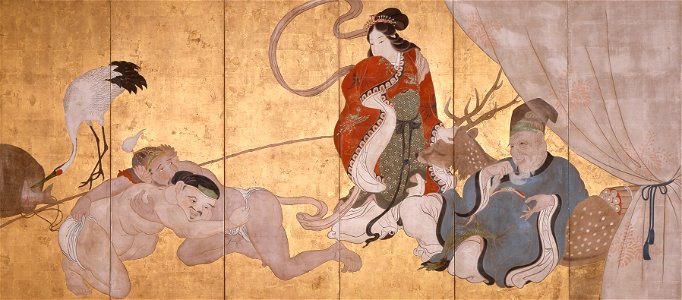 Itchō - Seven Gods of Good Fortune - 2000.12 - Indianapolis Museum of Art