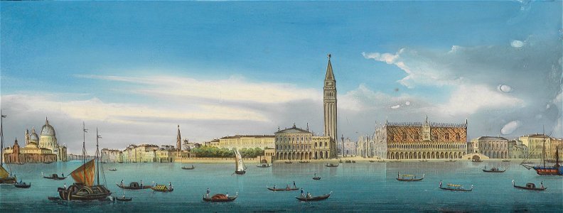 Italien 19Jh Panorama Venedig