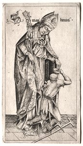 Israhel van Meckenem (German, c. 1440-1503) - St. Martin - 1965.252 - Cleveland Museum of Art