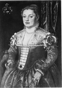 Italian School, Veneto (c. 1563) - A Lady with a Parrot - RCIN 400552 - Royal Collection