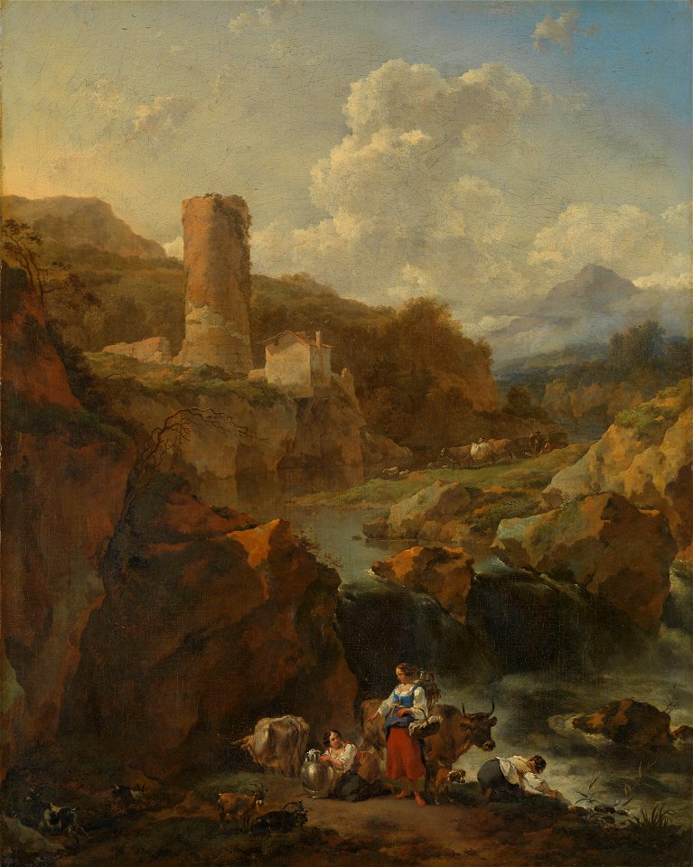 Italiaans landschap Rijksmuseum SK-C-97