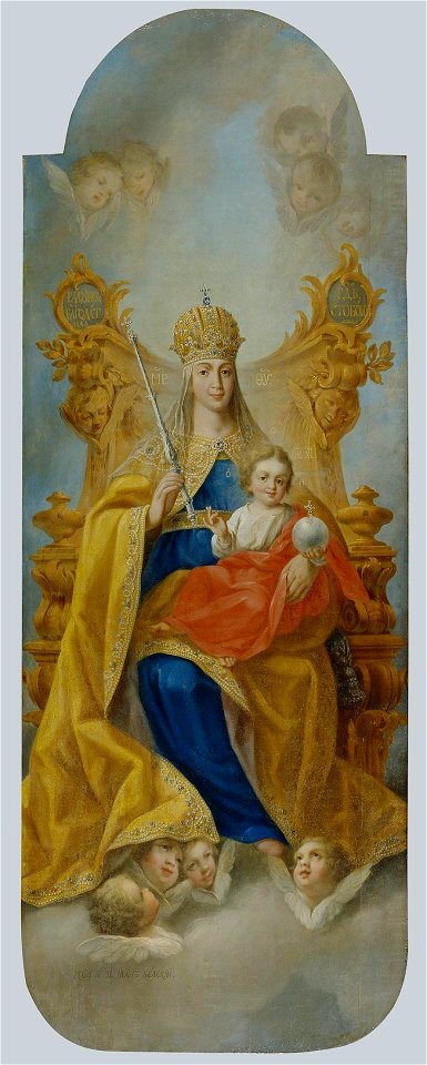 Ivan Belsky Virgin on the Throne