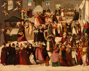 Italian, Venice - The Birth of Caterina Cornaro - P25w41 - Isabella Stewart Gardner Museum