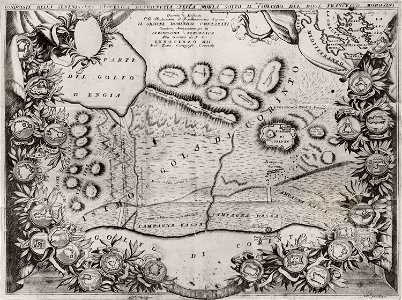 Istmo di Corinto - Coronelli Vincenzo Maria - 1708