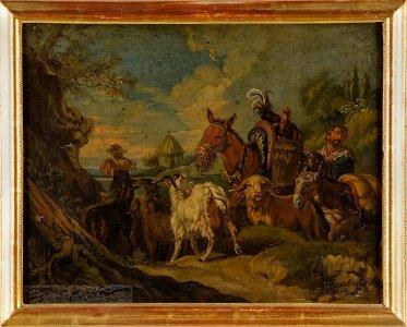 Italiensk boskapsdrift (Ernestine von Grisheim) - Nationalmuseum - 15998