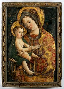 Italian, Venice - The Virgin and Child - P30e2 - Isabella Stewart Gardner Museum. Free illustration for personal and commercial use.