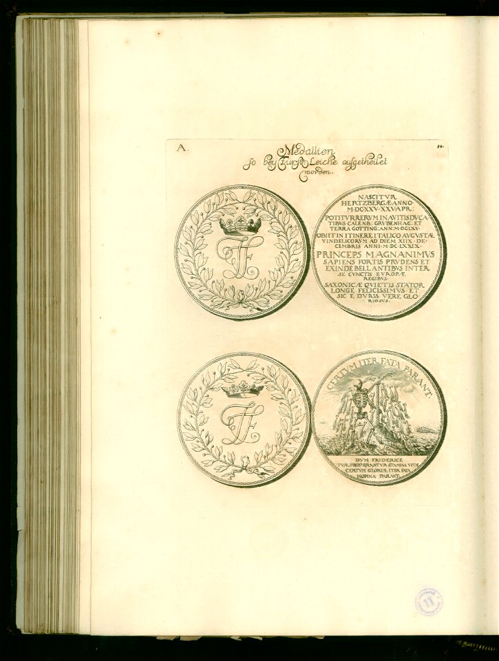 Iusta Funebria Serenissimo Principi Joanni Friderico Brunsvicensium Et Luneburge ... Platte (84)