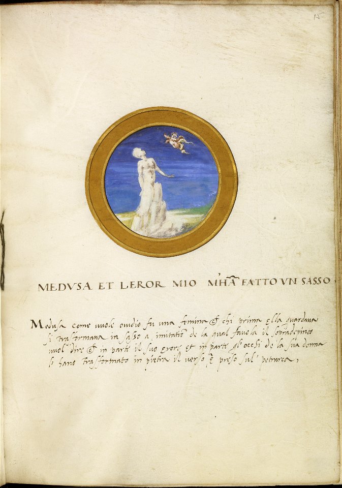 Italian - Leaf from Emblem Book - Walters W47615R - Open Obverse