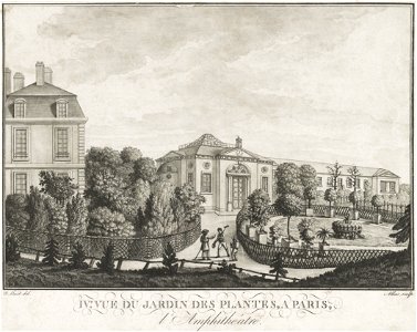 IV.e vue du jardin des plantes, a Paris