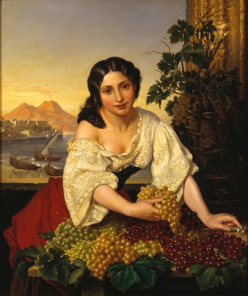 Italian Fruit Seller (Carl Gustav Plagemann) - Nationalmuseum - 21730