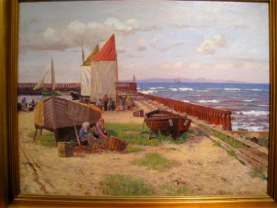 Nils Hansteen - Strandmotiv Fra Danmark - IMG 9349