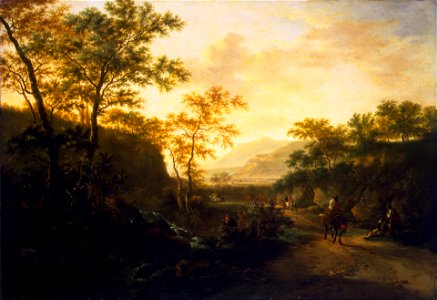 Italian Landscape with a Path by Jan Both State Hermitage Museum ГЭ-1896