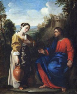Italian (Bolognese) School - Christ and the Woman of Samaria - 436092 - National Trust