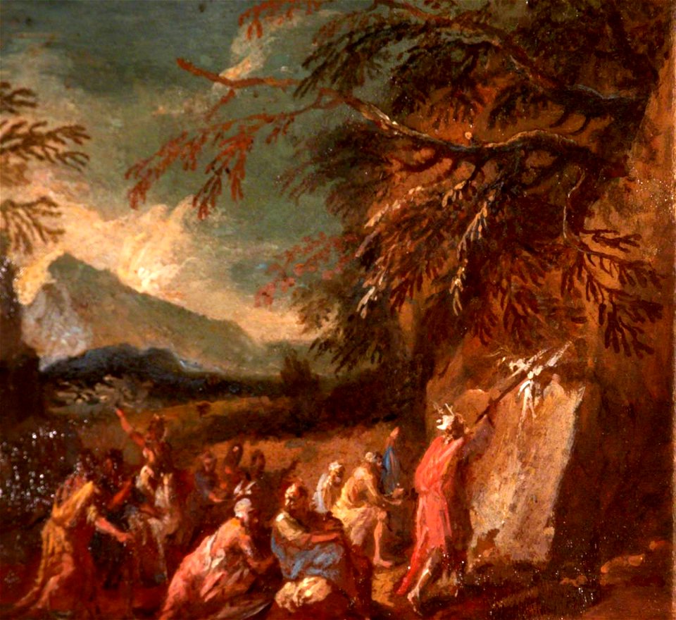 Italian School - Moses Striking the Rock - 353041 - National Trust