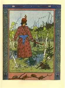 Ivan Bilibin - the-prince-and-the-frog-1900