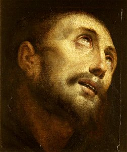 Italian (Lombard) School - Head of Saint Francis in Ecstasy - 730684 - National Trust