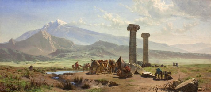 Harald Jerichau - The Lydian Plain near Sardis, Asia Minor (Turkey) - KMS1107 - Statens Museum for Kunst