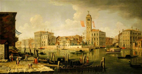 Italian (Venetian) School - View of the Entrance to the Canareggio, Venice - 932362 - National Trust
