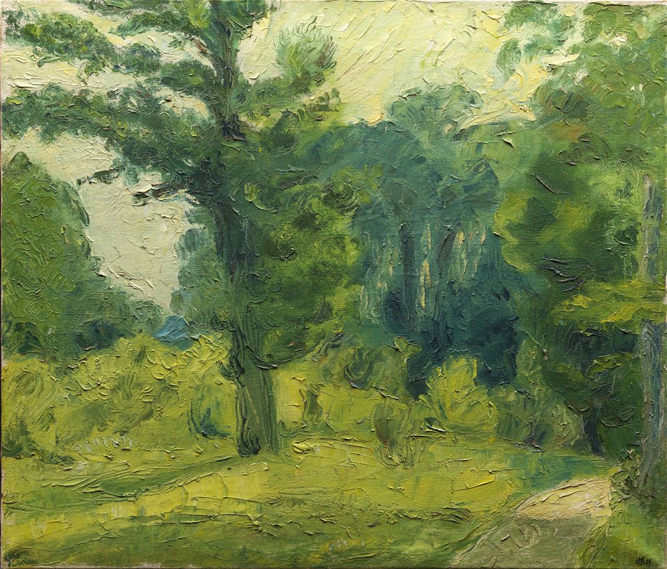 Harald Giersing, I udkanten af skoven, 1915, Kms6268, SMK