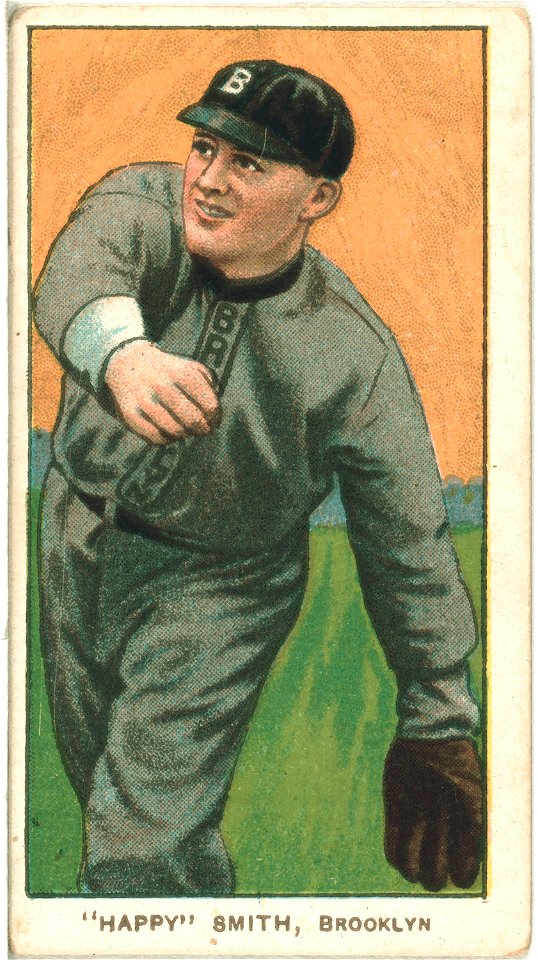 Happy Smith, Brooklyn Superbas, baseball card portrait LCCN2008675164