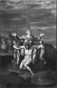 Italian School, Roman (c. 1575-99) - The Lamentation (after Michelangelo) - RCIN 404262 - Royal Collection