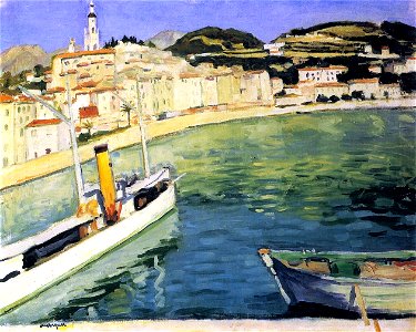 Harbor of Menton Albert Marquet (1905)
