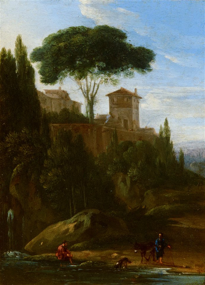 Italianate Landscape with Buildings by Jan Willemsz. Lapp Mauritshuis 273