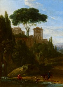Italianate Landscape with Buildings by Jan Willemsz. Lapp Mauritshuis 273