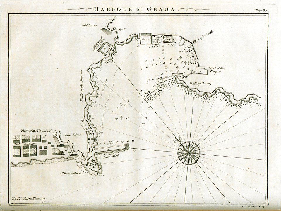 Harbour of Genoa - Drummond Alexander - 1754