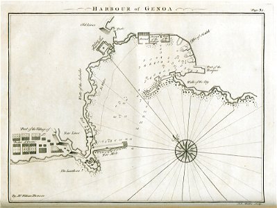 Harbour of Genoa - Drummond Alexander - 1754