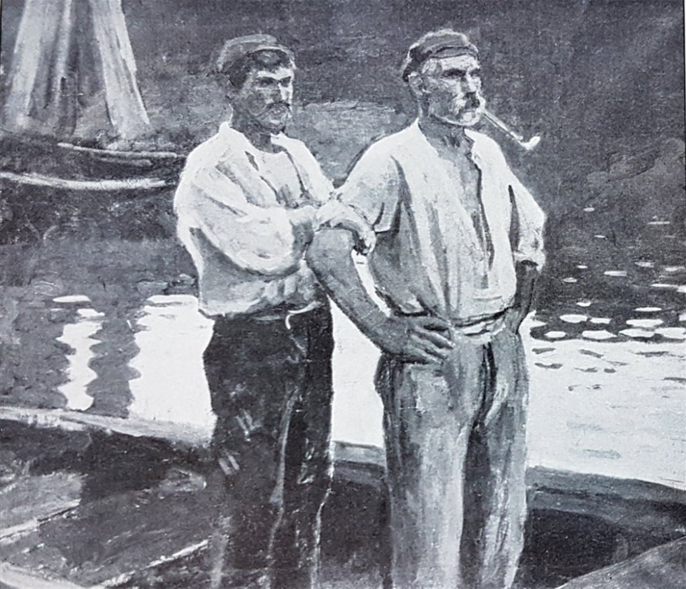 Italienska båtkarlar c Wilhelm Smith