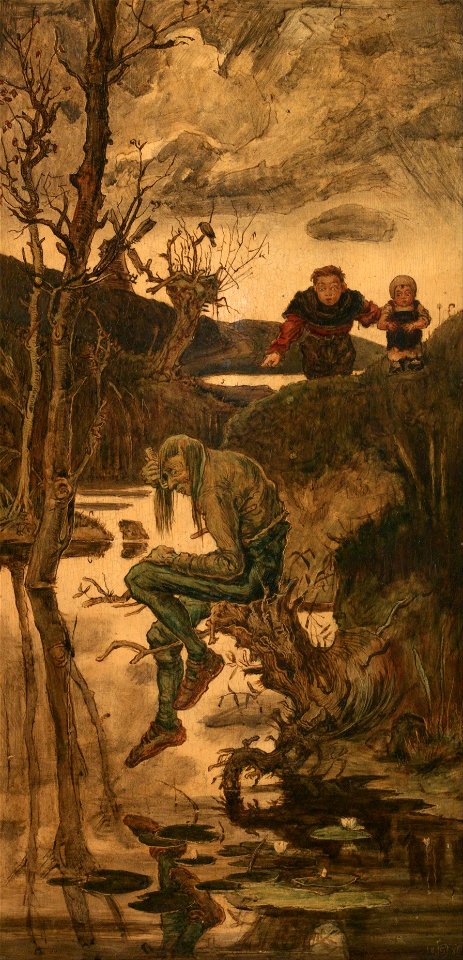 Hanuš Schwaiger - Water Gnome - Google Art Project
