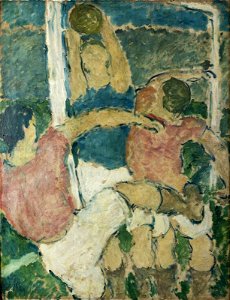 Harald Giersing, Fodboldspillere i kamp, 1911, NK 416, KUNSTEN Museum of Modern Art Aalborg