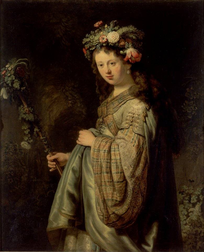 Harmensz van Rijn Rembrandt - Флора - Google Art Project